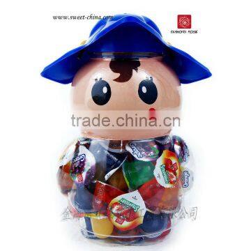 Cartoon shaped fruit jelly