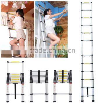 3.8M Multi purpose Aluminium Telescopic Ladder DIY Foldable Extendable Builders