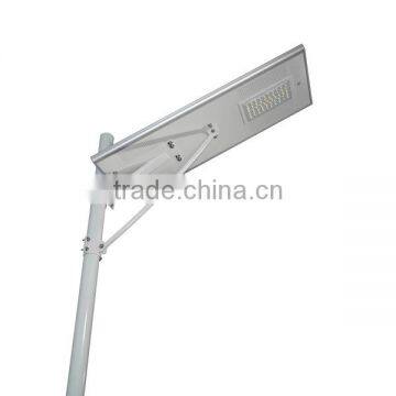 30W Solar Street Light All in One LED Lamp Mono Panel Li-ion Battery All in One