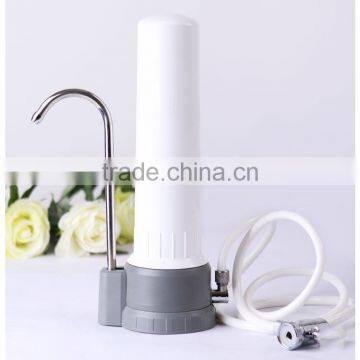 Ceramic and Activated Carbon Faucet Non Electric Counter Top Water Filter