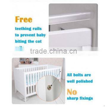 Europe Standard Wooden Nursery Baby Bed, 2 in 1 Baby Cot Toddler Bed photo-4