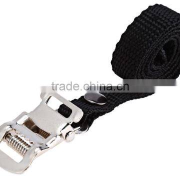 1 Pair Cycling Bike Bicycle Anti-slip Nylon Pedal Toe Clip Strap Belt Fixed Gear Bearings Bicycle Pedals Accessories photo-6