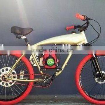 aluminium bicycle frame with gas tank /motorcycle parts/bike gasline engine kit
