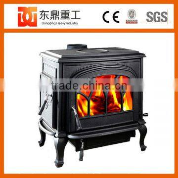 Big Size Indoor Freestanding Enamel Fireplace/wood Burning Stove for Home Heating DHF737 photo-5