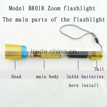 Tactical LED Flashlight Zoom Flashlight photo-4