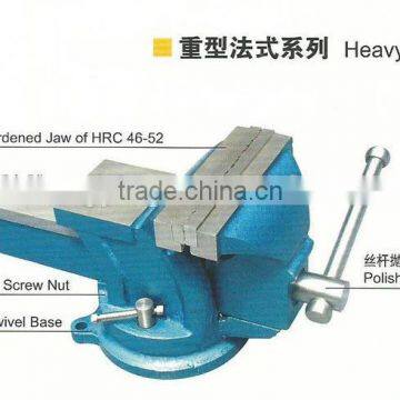 6" 150mm Super Qaulity France Type Swivel Bench Vise With Anvil photo-2