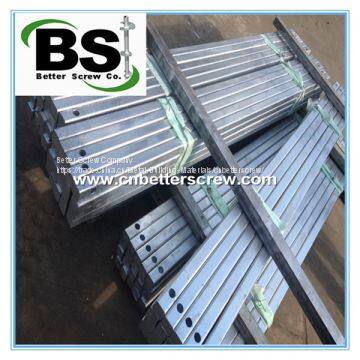 Квадратный вал или сплошная винтовая свая для глубокой фундаментации photo-3