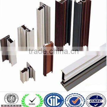 Aluminum extrusions for glass curtain wall