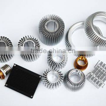 aluminum production ! extruded aluminum heat sink with top quality