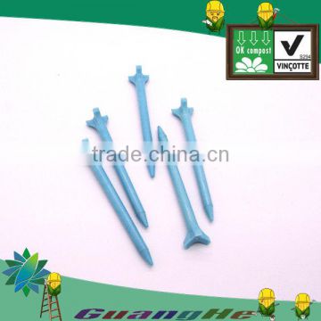 Non-pollution PLA plastic golf tees