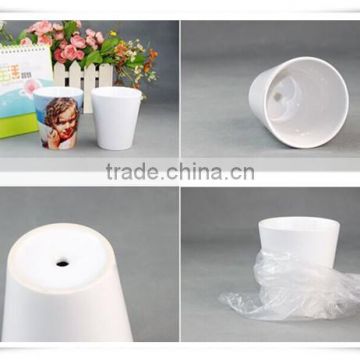 New Design Sublimation Ceramic Hollow-out Flower Pot