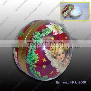 Round Paper Egg / Christmas Decorative Ball / Paper Gift Packing Ball