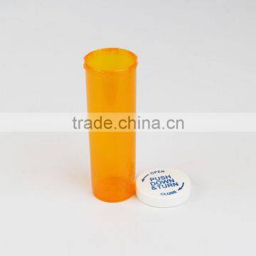 plastic capsules bottle round shape design,small plastic pill medicine bottle