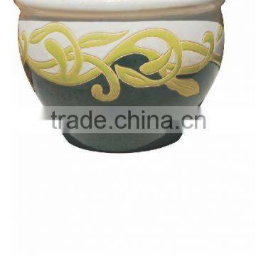 Ceramic glazed indoor flower pots