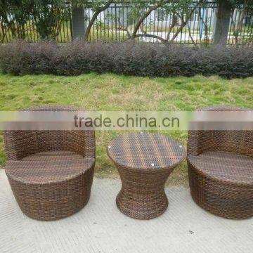 Bottle Shape Wicker Patio Furniture/outdoor Coffee Set/small Table With Chair photo-5