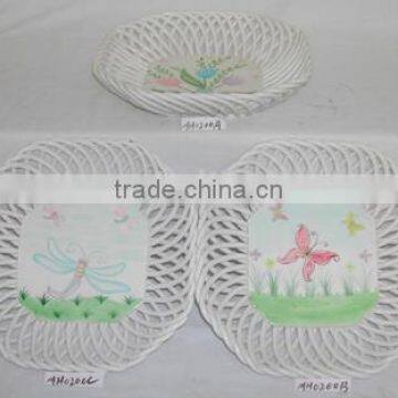 ceramic weave basket