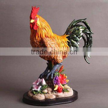 Life Size Animal Statue Garden Big Animal Cock Statue photo-2