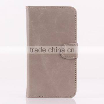 High Quality Crazy-horse PU Card Bumper/pocket Cell Phone Case for HTC photo-2