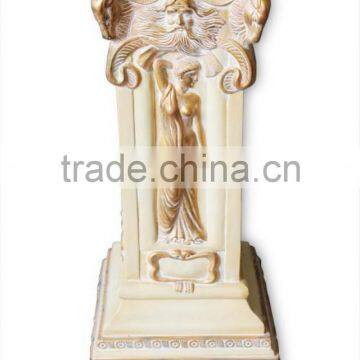 MM-1697-03 Flower stander with Antique Gold and Beige