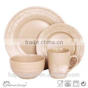 18pcs Antique Glazed Dinner Set Ceramic photo-4