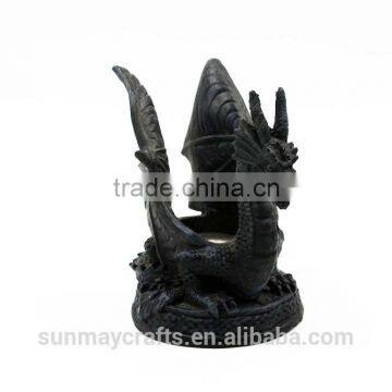 Custom High Quality Resin Dragon Candle Holders Statue Deocration for Sale photo-3