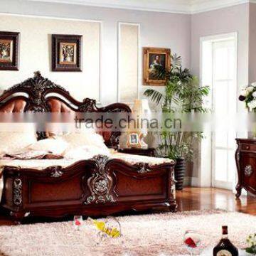 2013 year latest design wooden antique European bedroom furniture