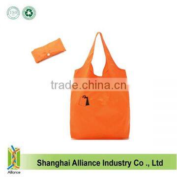 Wholesale Top Quality Polyester Foldable Shopping Bag Supermarket grocery bag