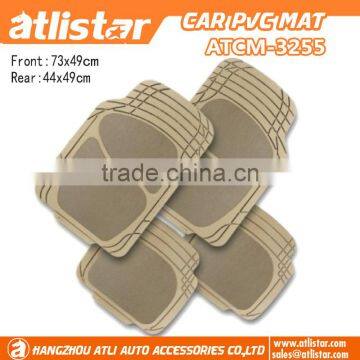 Soft Pvc Door Car Mats Good Smell in Black Color photo-3