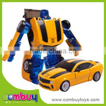 children educational alloy toy kids play trans robot toy car