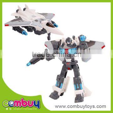 Funny intelligence transform plane toy fighter metal robot