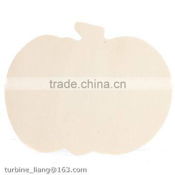 Unfinished Wood Pumpkin Cutout for Halloween Decoration photo-2