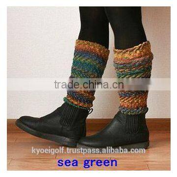 High quality Silk mix Fashionable Colorful leg warmer, from Japan