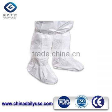 Medical Disposable Plastic Boot Cover with Elastic