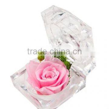 Colorful Rose Head Ring Box For Holiday Decorations photo-2