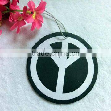 Simple Custom Made Scented Paper Card Hanging Paper Card Car Air Fresheners