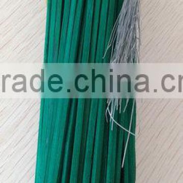 Dyed bamboo garden sticks with iron wire for planting tomatoes