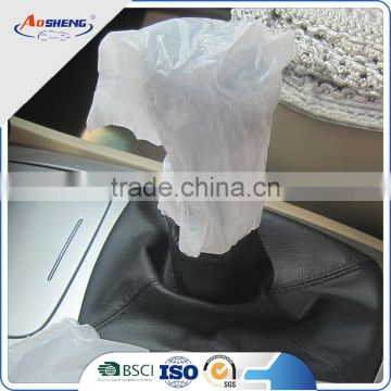 pe disposable car seat cover steering wheel gear shiftcovers