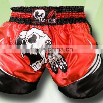 Customized Muay thai shorts with logos