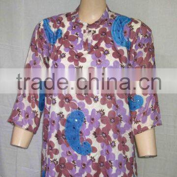 Fancy cotton printed kurtis