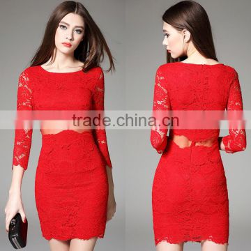 New Fashion Custom Prom Dress Casual Evening Lace Dress Designed Elegant Dress For Women