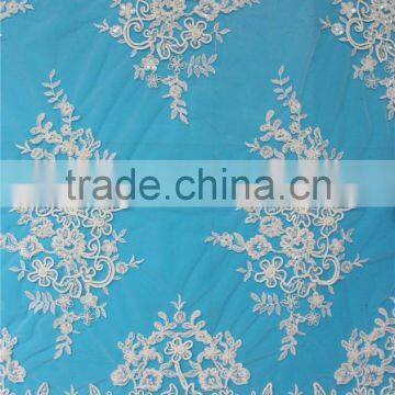 China Supplier voile lace fabric nigerian african swiss