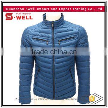 Cheap price custom winter casual style mens quilted jacket