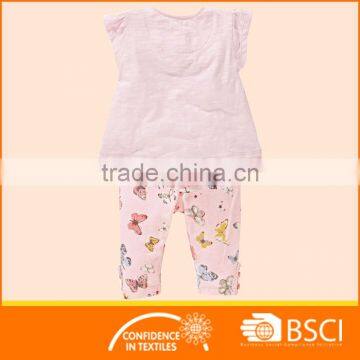 Infant Clothes Baby Girl T Shirts+Full Print Pants 2pcs Set Children Clothing Set photo-2