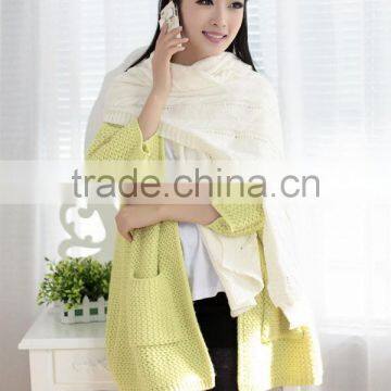 S1308 Red 2015 Wholesale Winter Hot Fashion Knitted Scarf photo-2