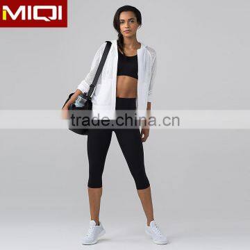2017 Long Sleeve Hoodes Yoga Tops Gym Sport Jacket Fitness Wear for Women photo-3