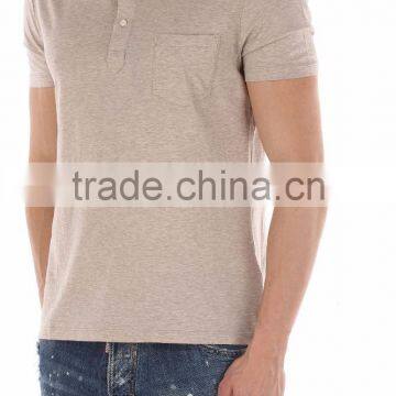 MGOO Promotional Beige Short Sleeve T Shirts With Pocket Blank Dri Fit Polo Shirts Wholesale photo-4