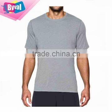 Custom Wholesale 100% Polyester Men's Plain Blank T-shirts