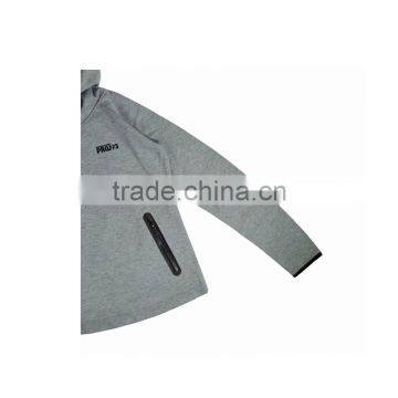 Women Grey Plus Size Outerwear Pullover Hoodie Sweater photo-3