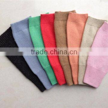 Factory Direct Wholesale Winter Women Cashmere Flat Kintting Pattern Fingerless Knit Gloves photo-4