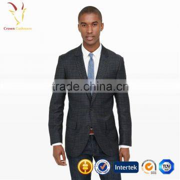 Mens Wool Blend Casual Suit